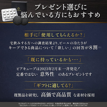 一生モノの贈り物 ビアキューブ12個入りギフトセット | Beer12-JAN